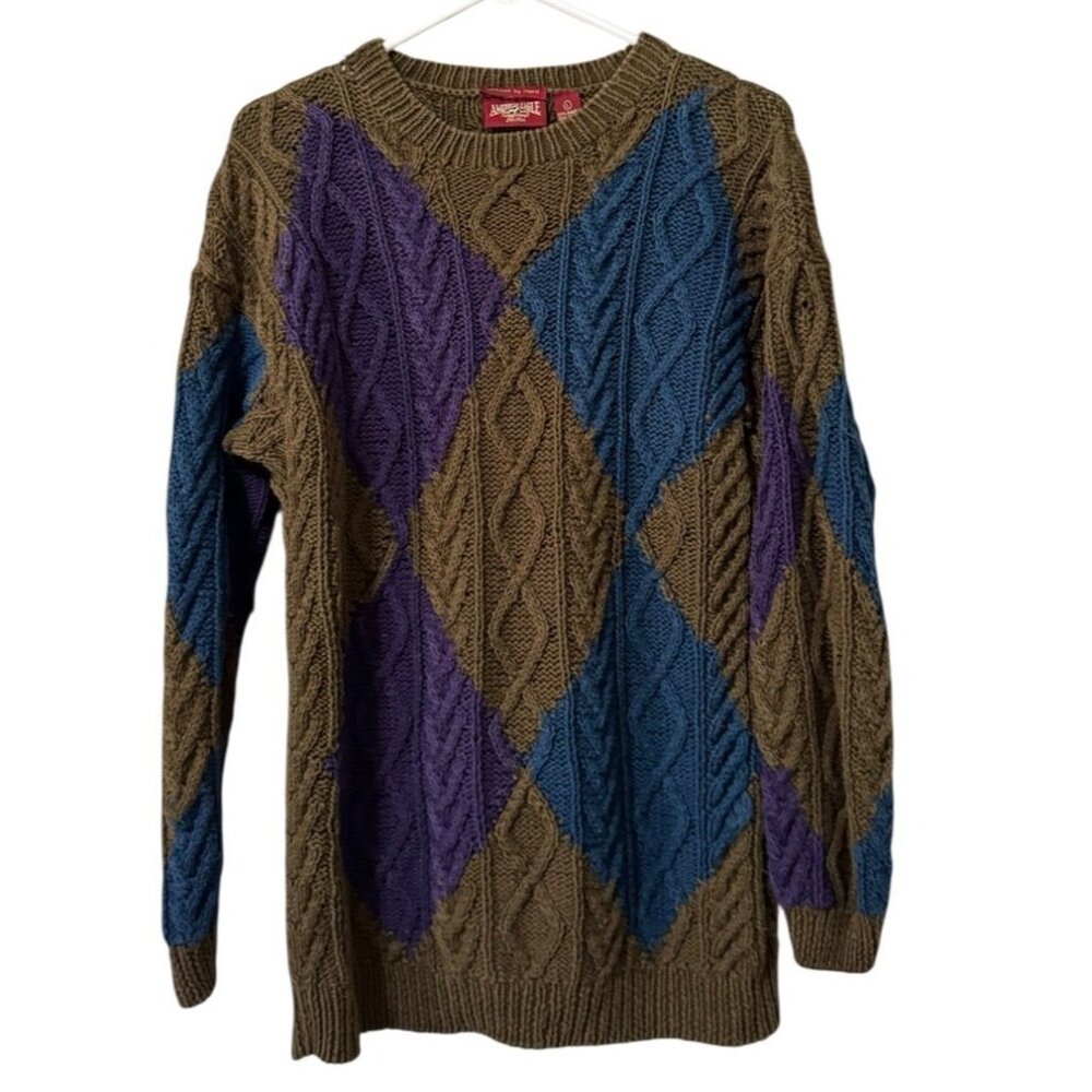 American Eagle Outfitters For Her Knitted By Hand Size Large Diamond Grandmacore
